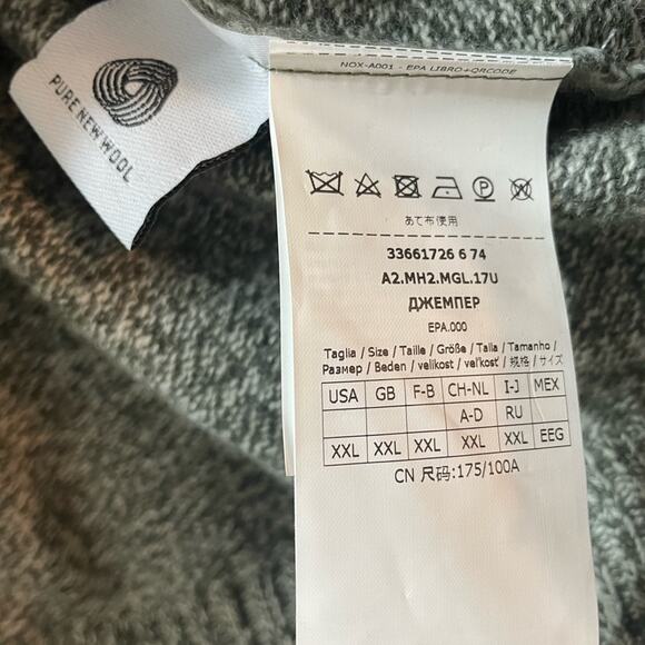 MaxMara Sweater Wool Turtleneck Size XXL New - Picture 5 of 11